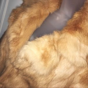 💕100% Rabbit Fur Coat